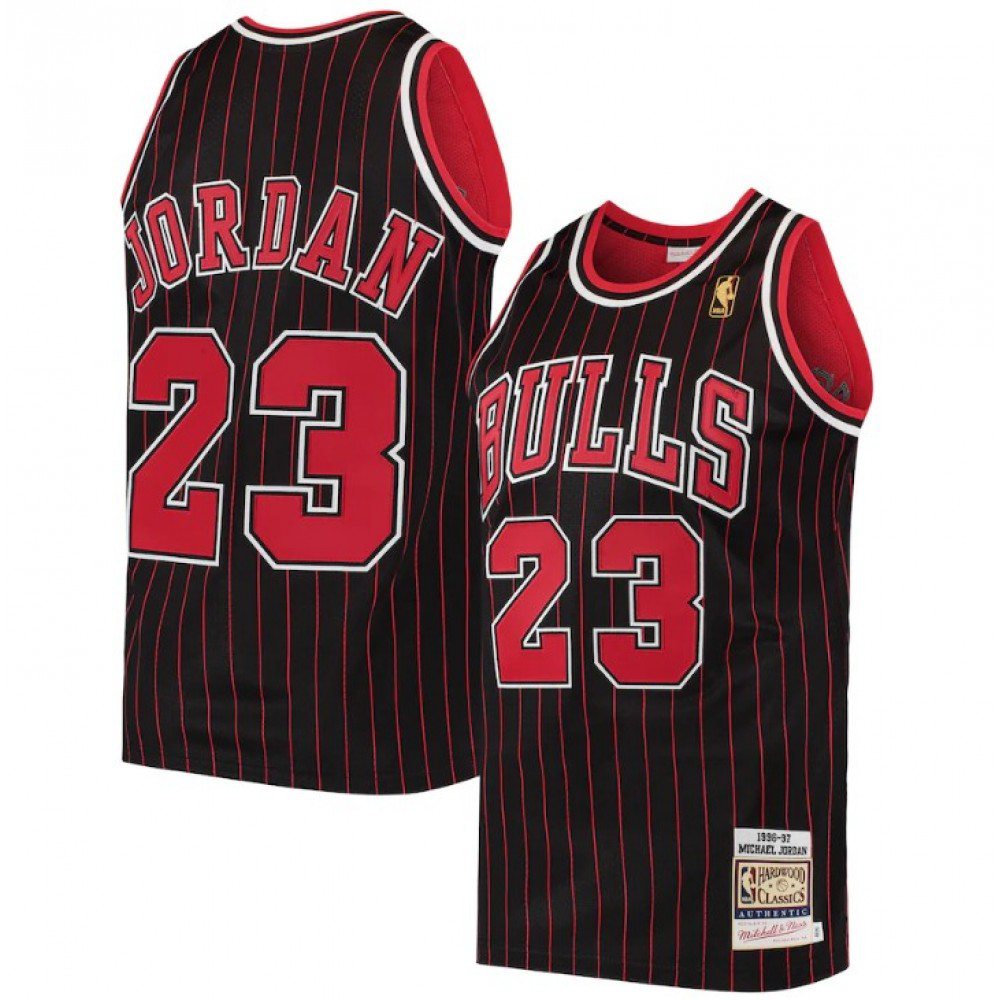 Men's Chicago Bulls Michael Jordan #23 Black 1996/97 Hardwood Classics Swingman Jersey-Pro Kit Vault | Brand New 26/27 Sports Jerseys